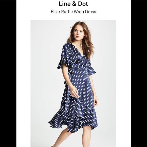 Line & Dot Wrap dress Line & Dot Wrap dress